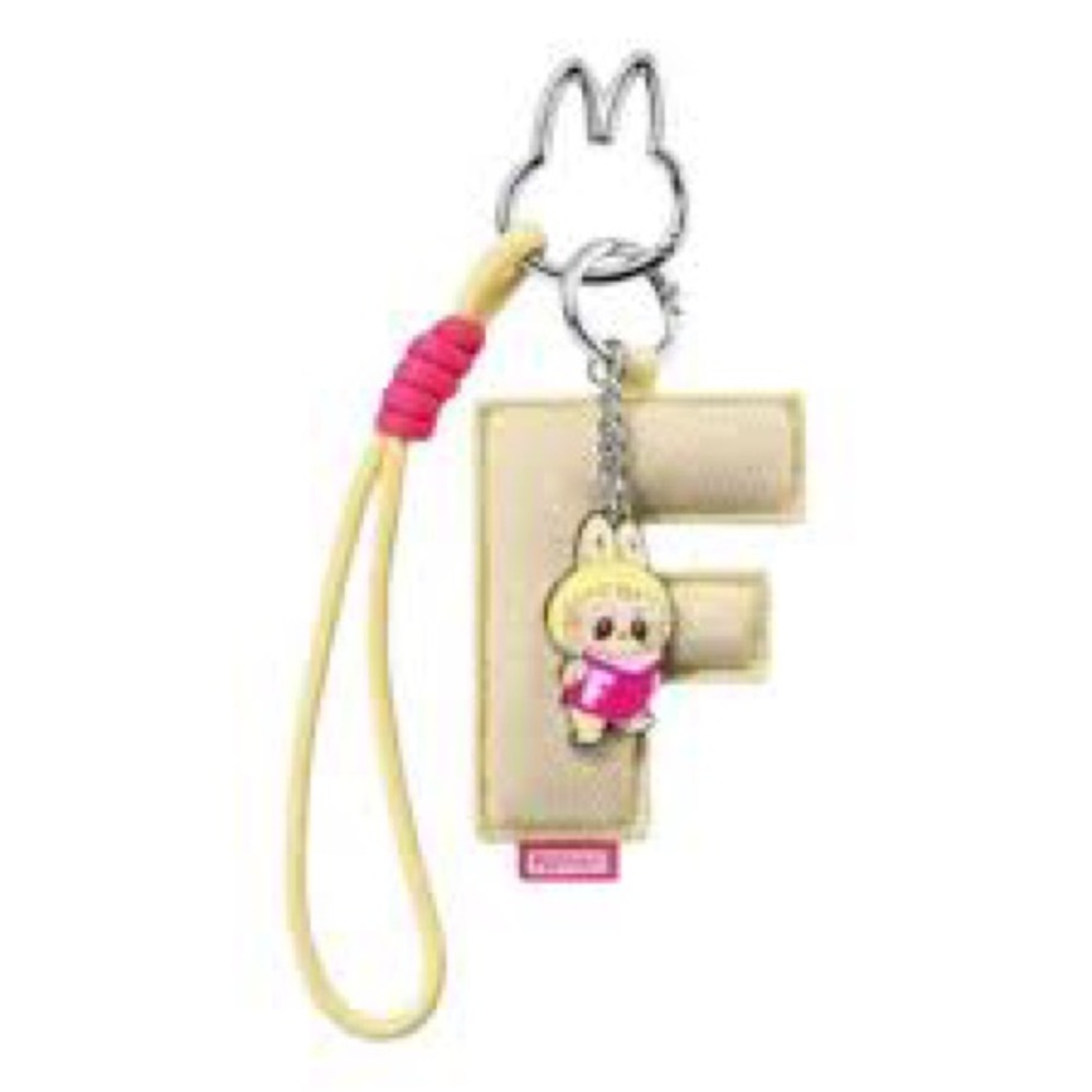 Pin For Love Labubu letter pendant - F - Pop Mart Pop Now Sealed Box